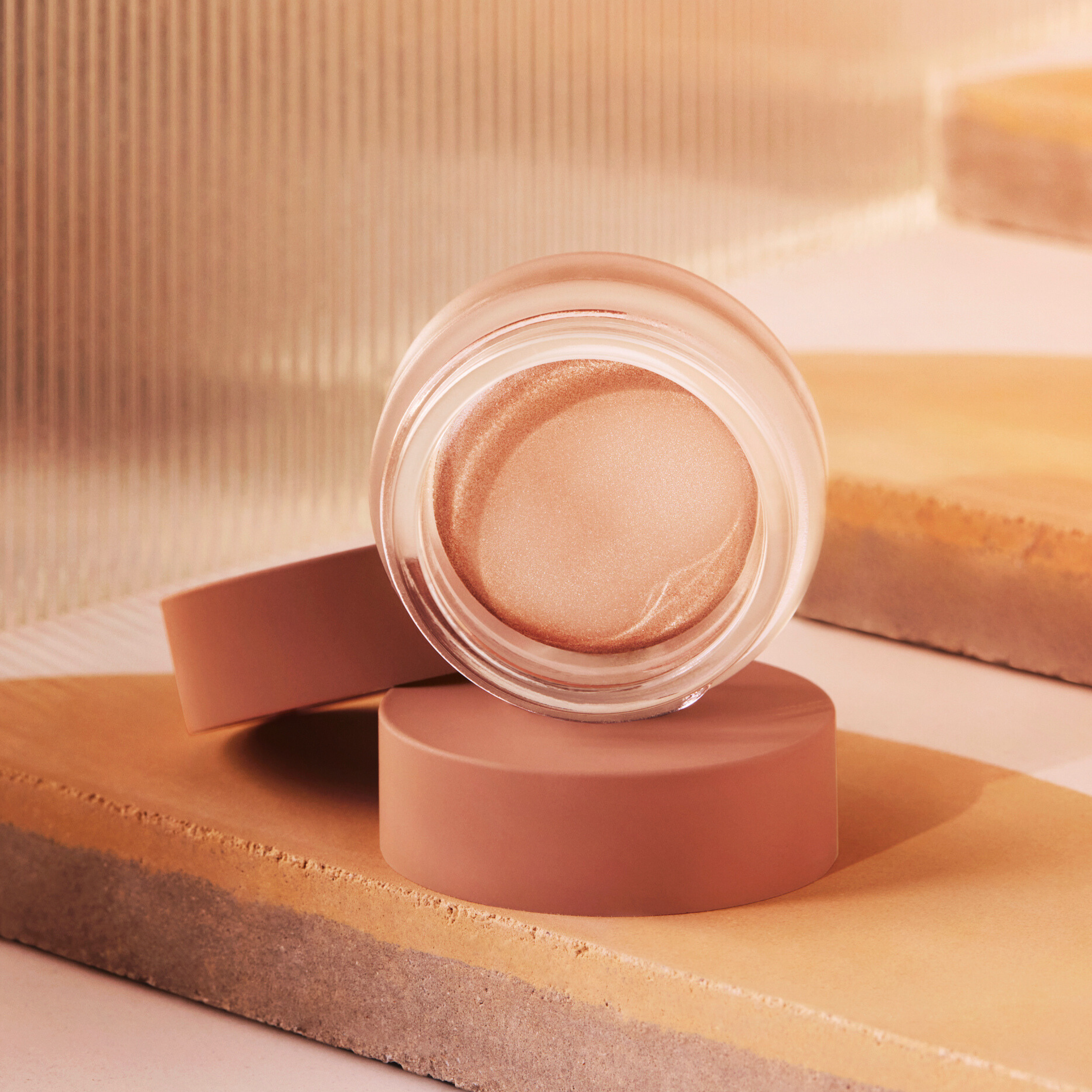 Makeup product on a neutral background