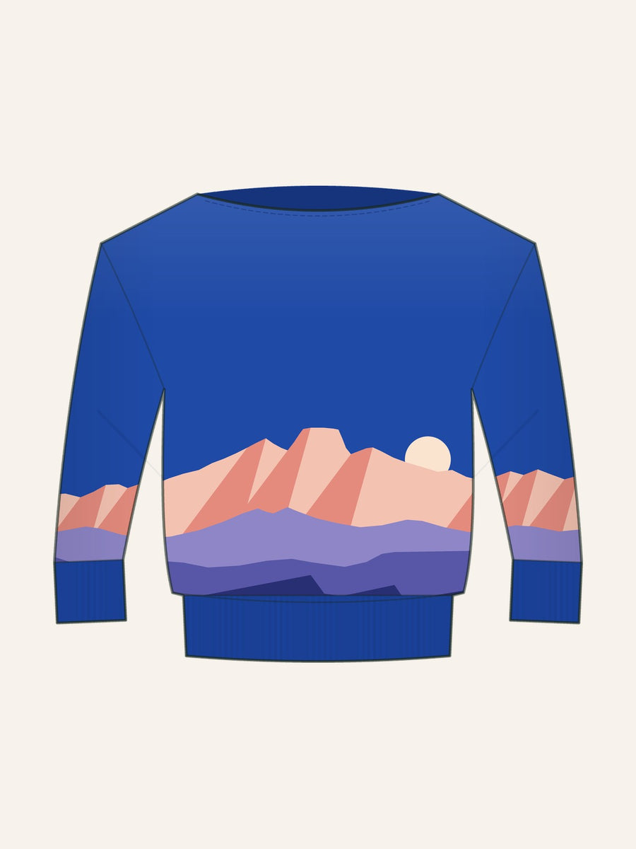 Après Slouch in Bluebird, front drawing